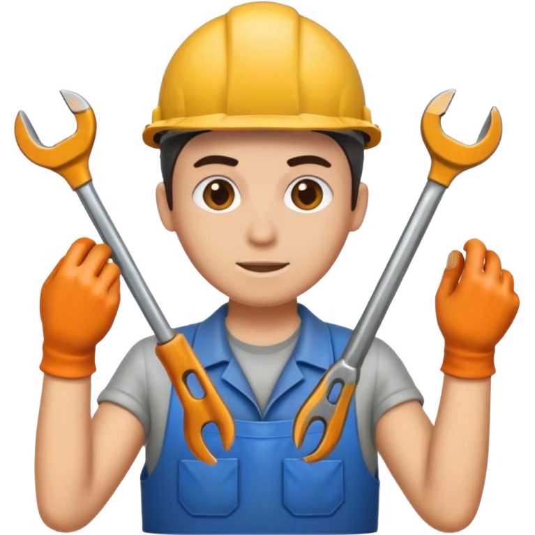 cycle repair with wrench emoji