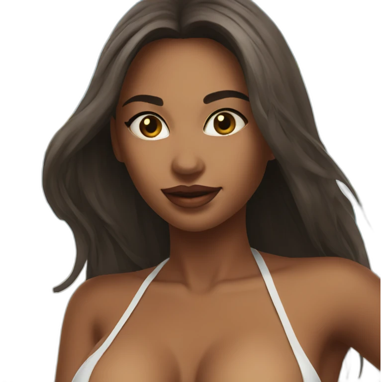 Sexy bikini girl emoji