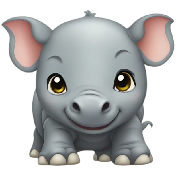 Baby rhino emoji