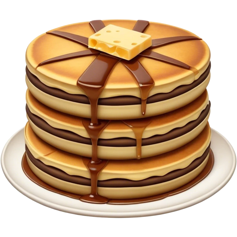 Cinematic Realistic Martabak Manis Dessert Emoji, depicted as a thick, sweet pancake filled with chocolate, cheese, and condensed milk rendered with detailed textures and vibrant, indulgent lighting. emoji