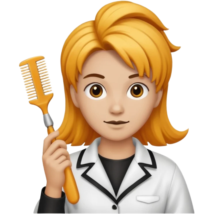 halloween hair stylist emoji