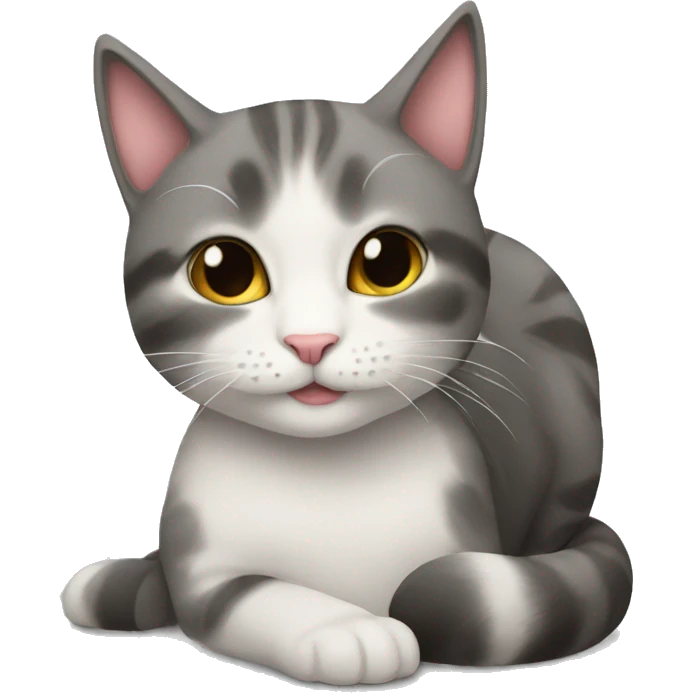 Cat with my hugs emoji