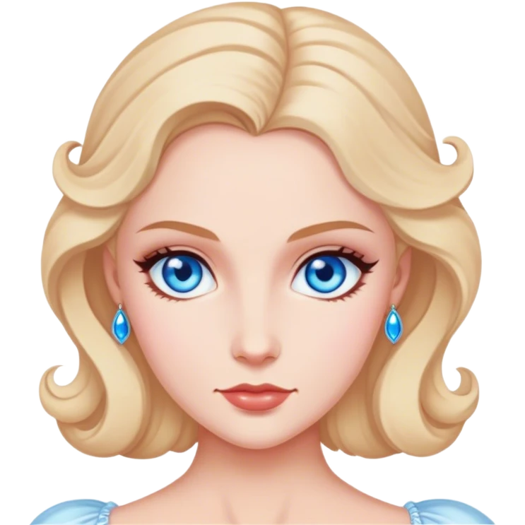 daphne bridgerton with blue eyes emoji