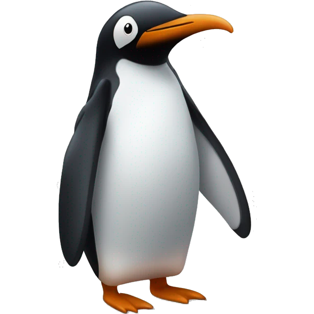 Pingüino enfermo emoji