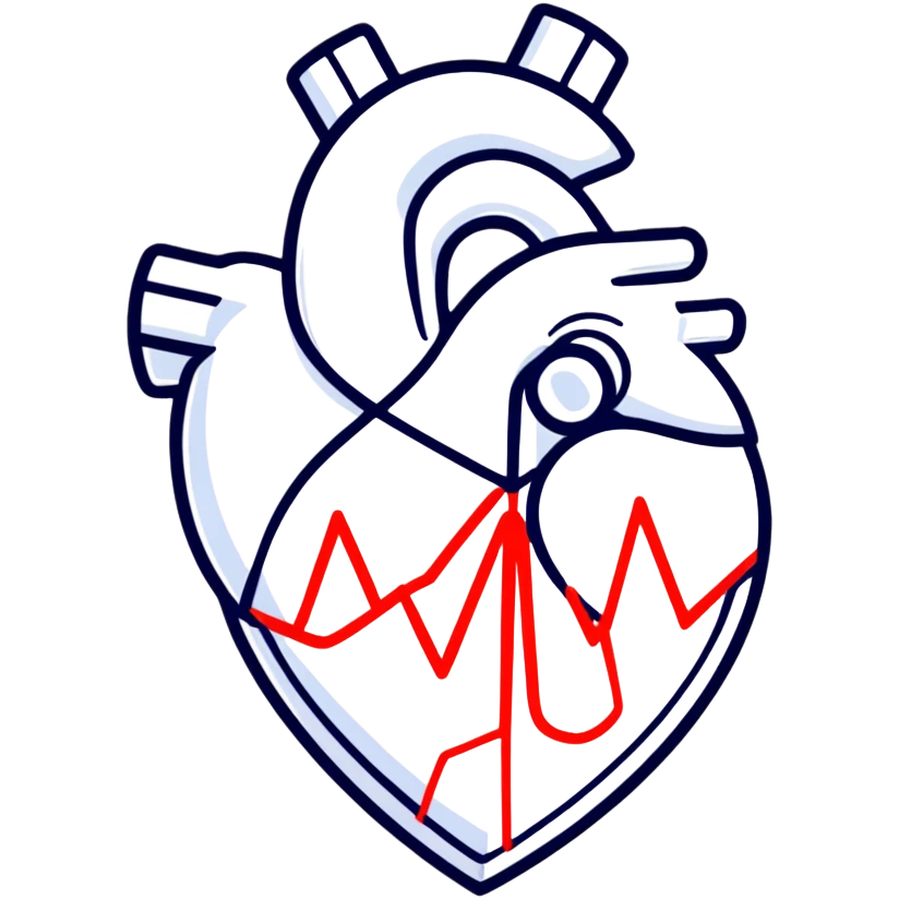 animated heartbeat, medical heart emoji