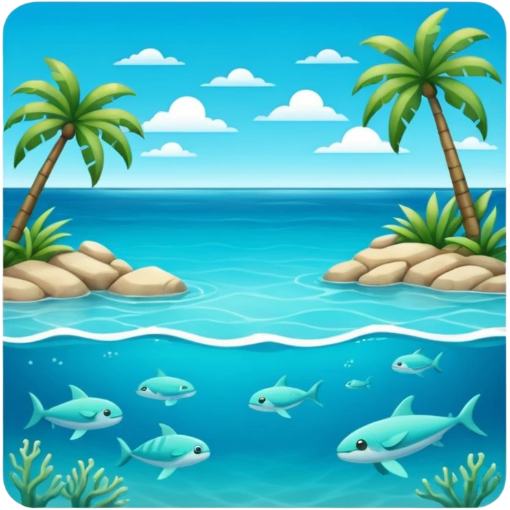 Ocean tropical emoji