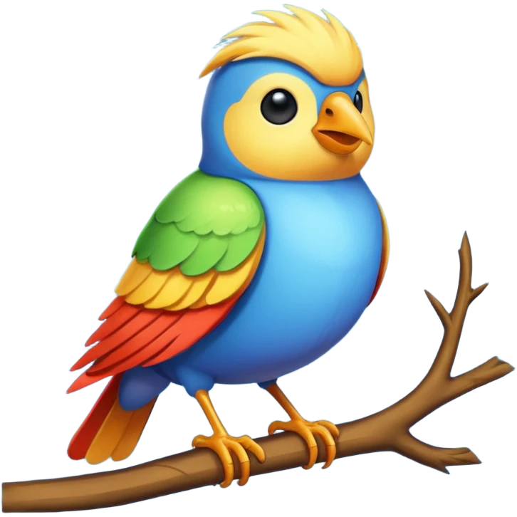 Answer me bird emoji