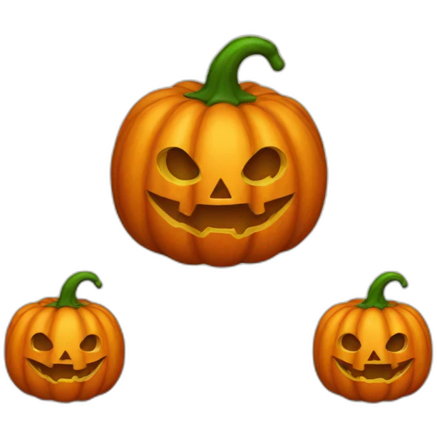 Halloween pumpkin emoji