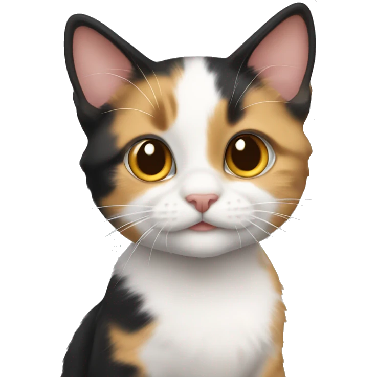 calico kitten emoji