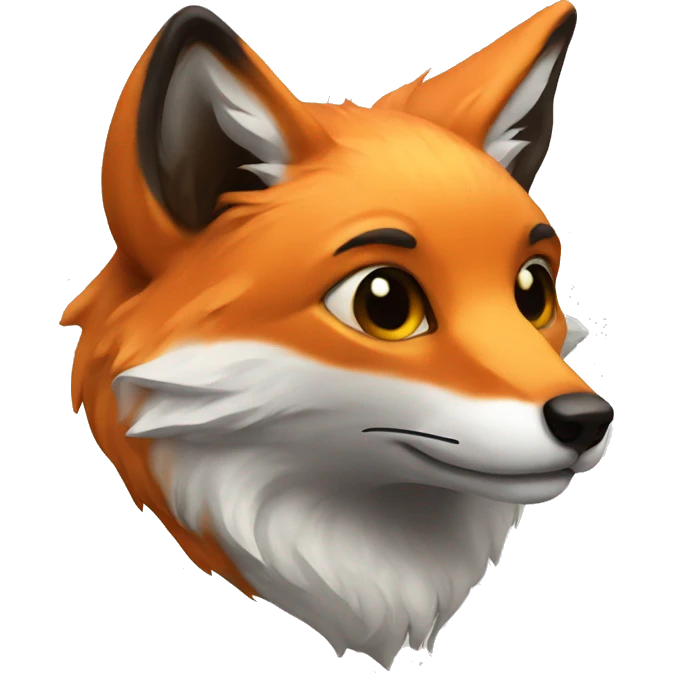 colored fox emoji