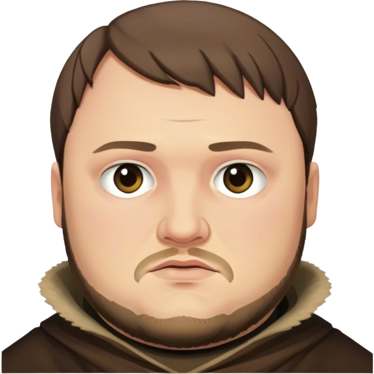 Samwell Tarly from game of thrones emoji