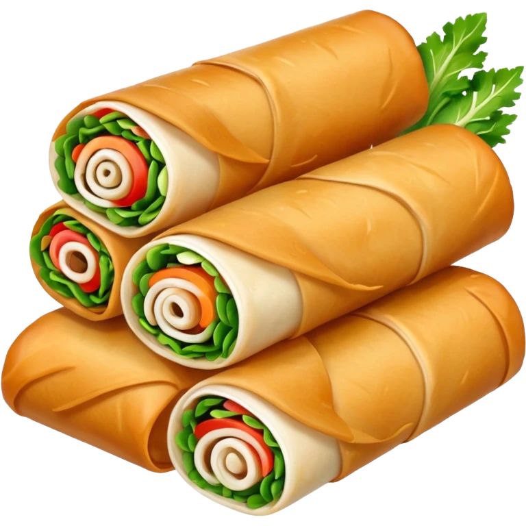 spring rolls vector make them løøo very real emoji