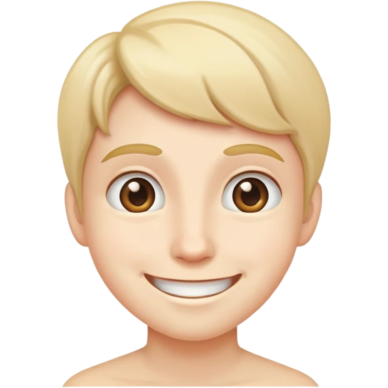 Cara feliz pidiendo algo emoji