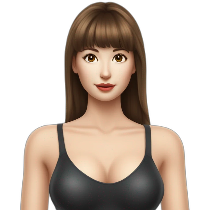 yulia nova, cuerpo entero, fotorrealista, intrincado, 4k, atmosférico, sexy, detallista, marcando, mirada pícara, plano general, peinándose emoji