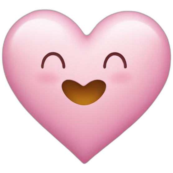 Kindness heart emoji