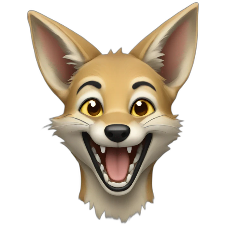 jackal laughg emoji