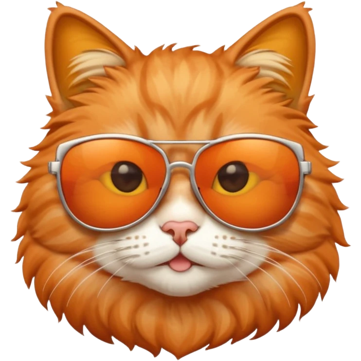 Cat wearing sunglasses emoji