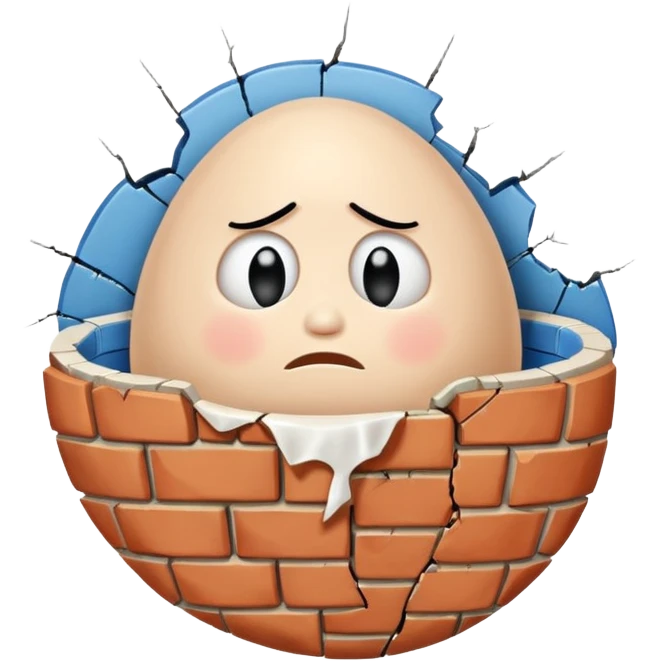 Humpty Dumpty Sat On A Wall emoji
