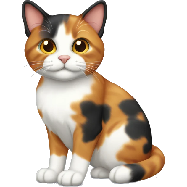 Calico cat emoji