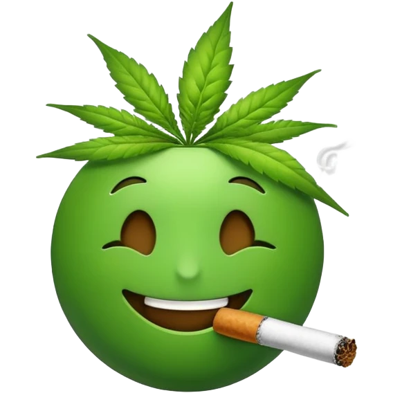 emoji smoking weed emoji