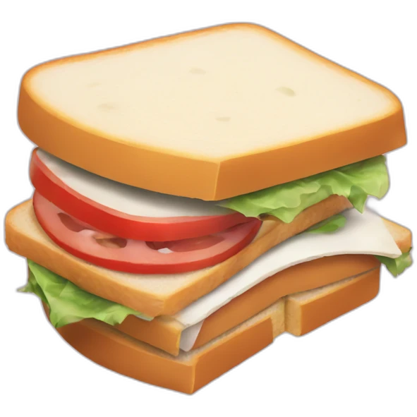 Sandwich with bite taken out emoji