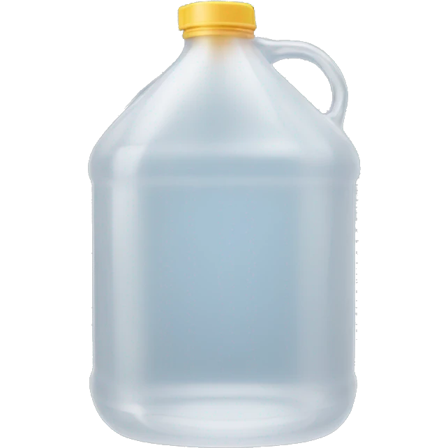 transparent plastic jug emoji