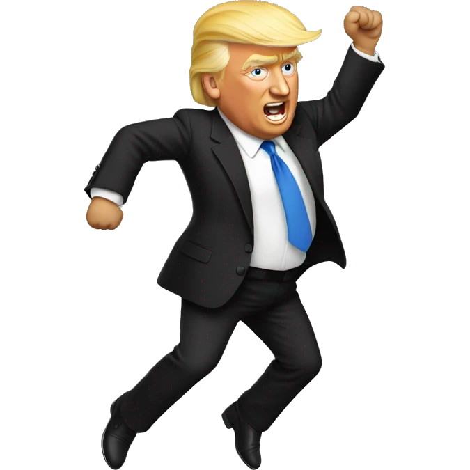 Donald Trump dancing emoji