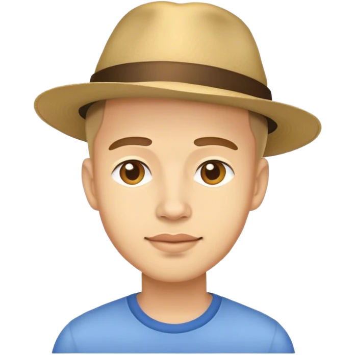 Man with hat emoji