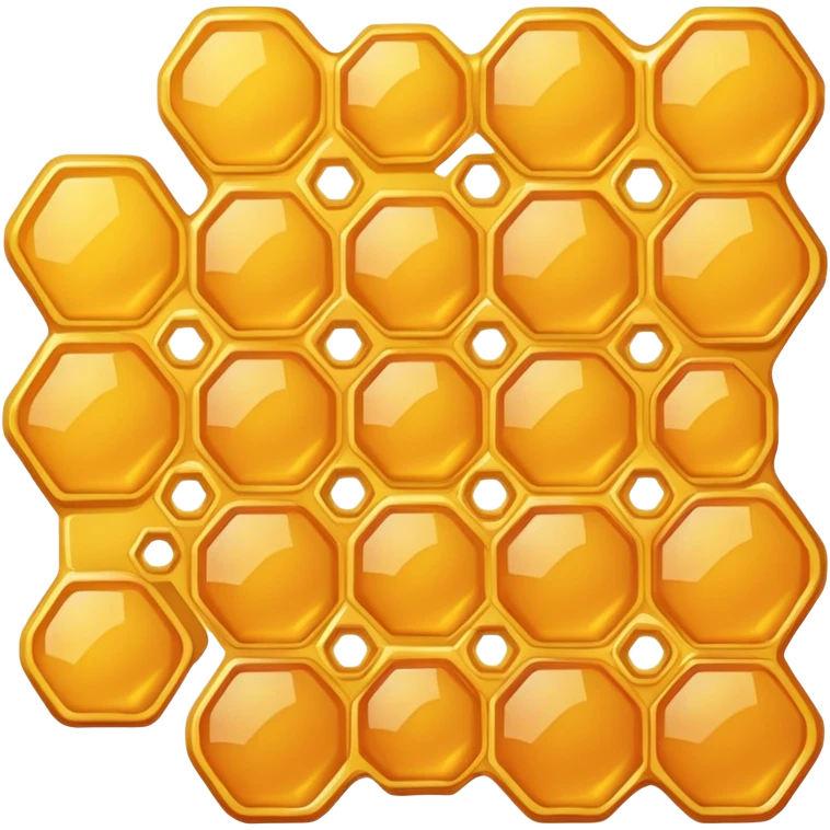 Realistic honey comb emoji