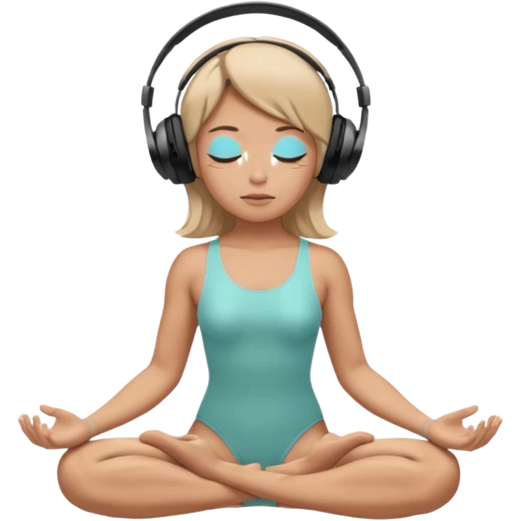 🩰🎧🧘🏼‍♀️ emoji