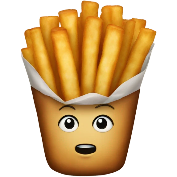 Tattoo of a hashbrown emoji