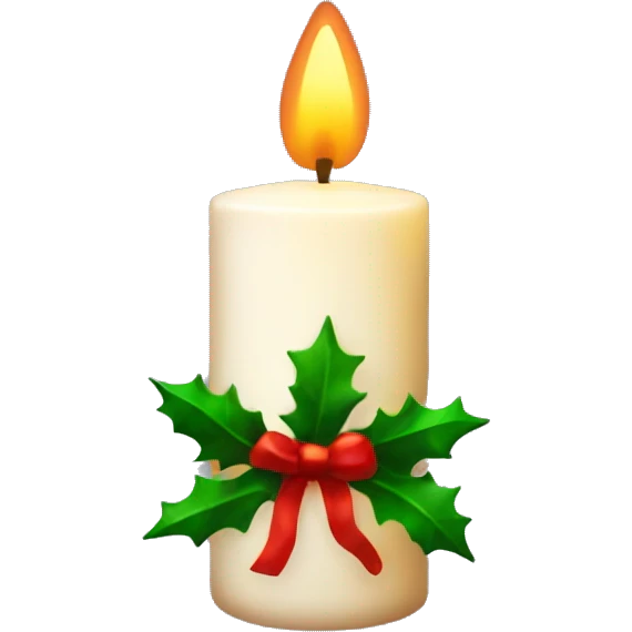 christmas candle emoji
