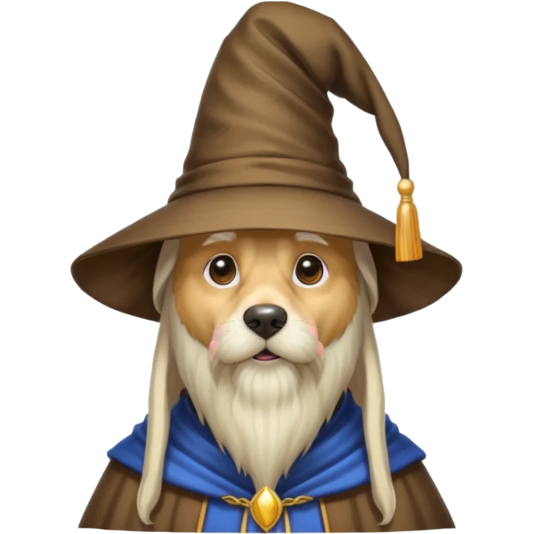 Dog wizard emoji