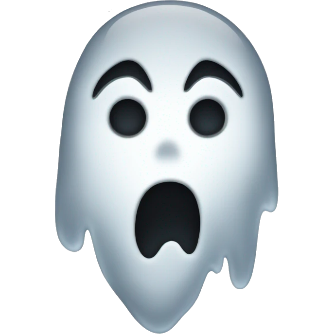 Ghost face emoji