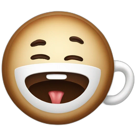 coffee-with-yawn emoji