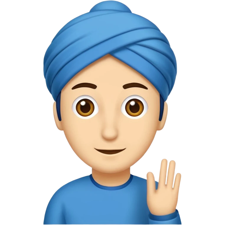 DOĞU TÜRKİSTAN BAYRAĞI (İNSANSIZ) AY VE YILDIZ MAVİ BAYRAK emoji