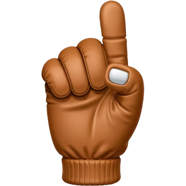 thumbs up in bernie sanders brown mitten emoji