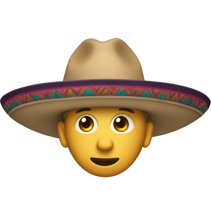 Sombrero de lado emoji