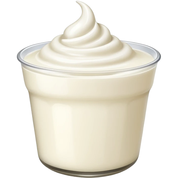 white clean joghurt emoji