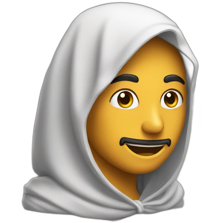 un chauve sur un arabe emoji