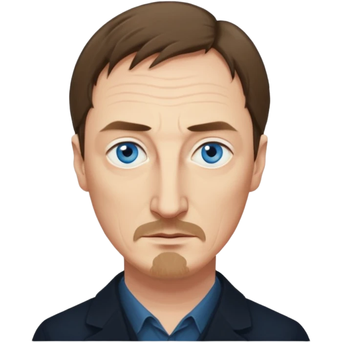 David Thewlis with blue eyes emoji