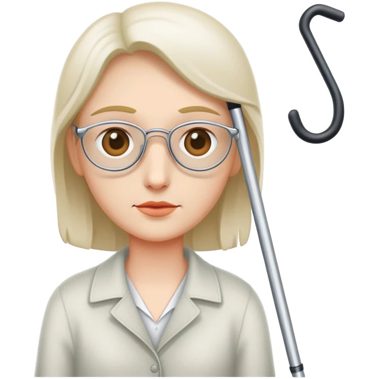 blind person emoji