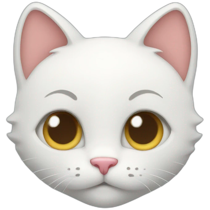 kitty shows the heart emoji
