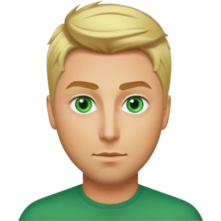 Lance Bass green eyes, blonde hair emoji