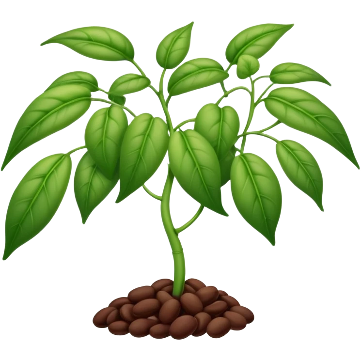 Beans plant  emoji