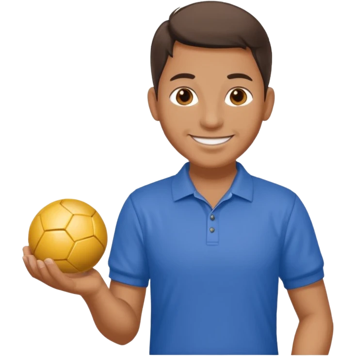 A pétanque player emoji