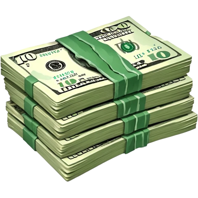 Falling value of the dollar emoji