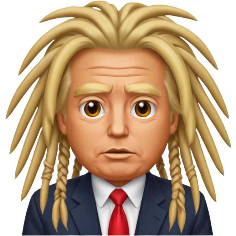 Trump with dreads emoji