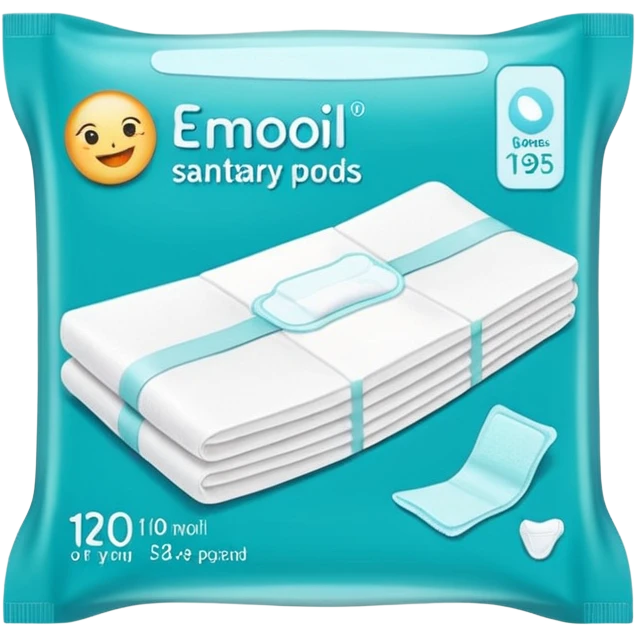 Pack of sanitary pads for every day  emoji
