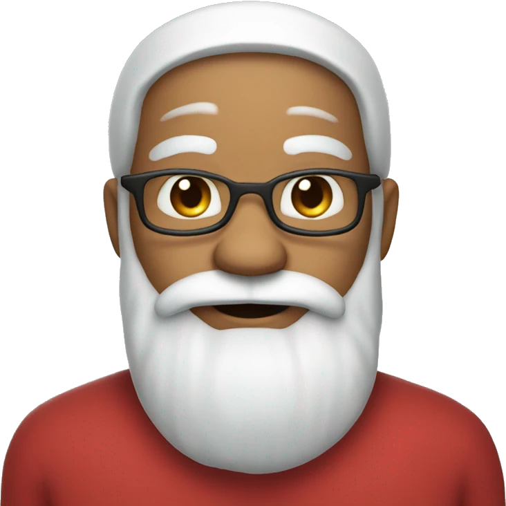 santa claus with heart eyes emoji